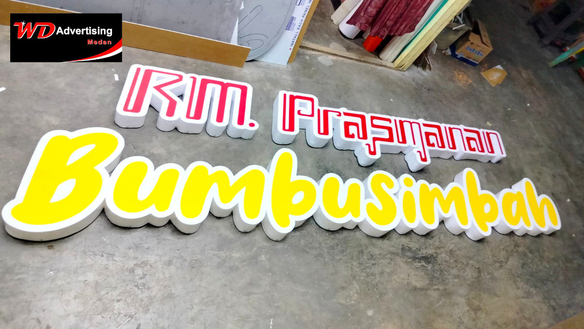 Jual Huruf Timbul Stainless