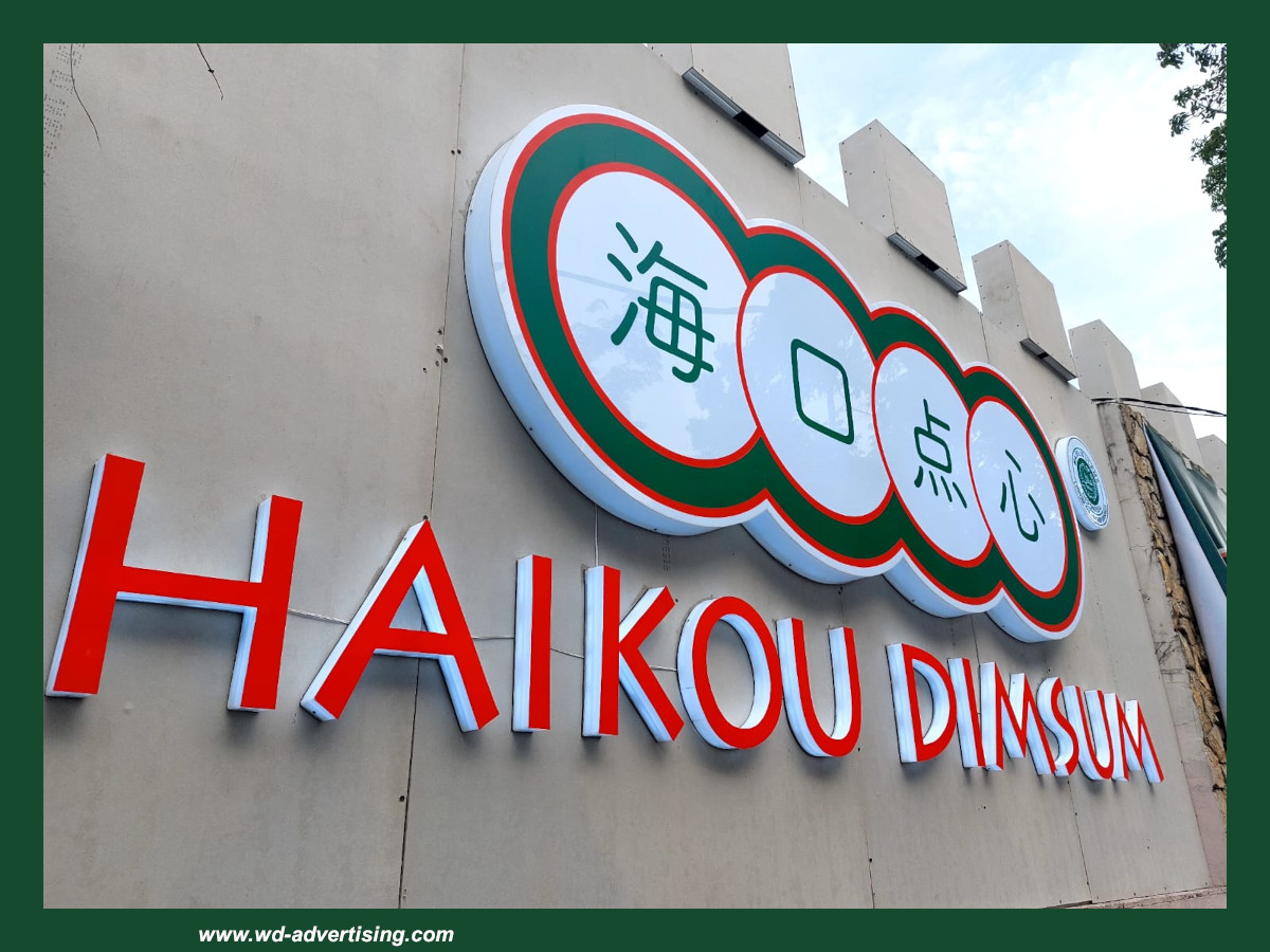 Neon Box Huruf Timbul di Medan