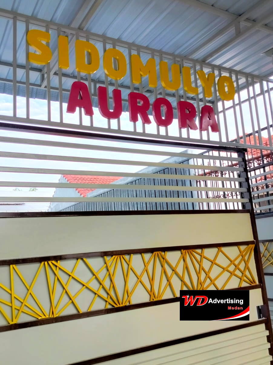 huruf timbul murah di medan