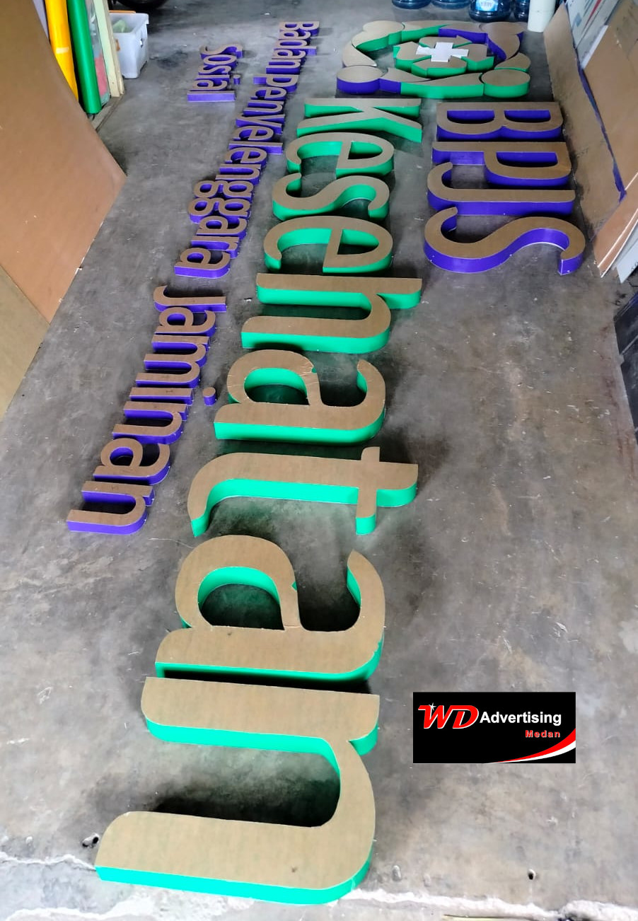 huruf timbul murah di medan