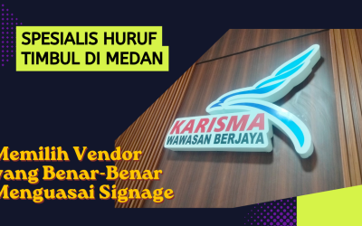 Spesialis Huruf Timbul di Medan