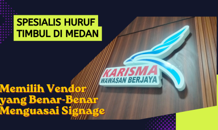 Spesialis Huruf Timbul di Medan