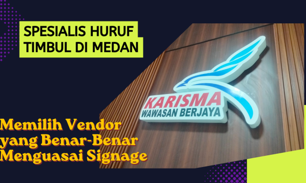 Spesialis Huruf Timbul di Medan